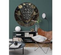 KOMAR Poster autocollant forme ronde Dinosaure Tarchia - 125 cm Multicolors G