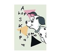 Komar Poster d'art, 30cm x 40cm, 101 Dalmatiner Angles