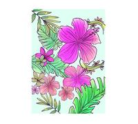 Komar Poster d'Art, 30cm x 40cm, Fleurs d'Ariel