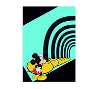 Komar Poster d'Art, 30cm x 40cm, Mickey Mouse Tunnel Pied