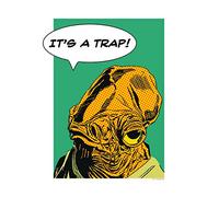 Komar Poster d'art, 30cm x 40cm, Star Wars Classique Comic Citer Ackbar
