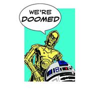Poster d'Art, 30cm x 40cm, Star Wars Classique Comic Citer Droids