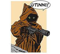 Komar Poster d'Art, 30cm x 40cm, Star Wars Classique Comic Citer Java