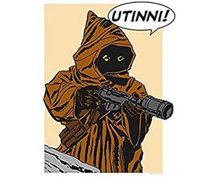 Komar Poster d'Art, 30cm x 40cm, Star Wars Classique Comic Citer Java