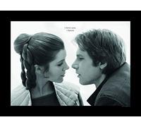 Komar Poster d'Art, 40cm x 30cm, Star Wars Classique Leia Han Lamour