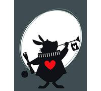 Komar Poster d'art, 40cm x 50cm, Alice Rabbit