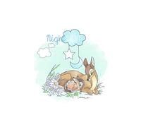 Komar Poster d'Art, 40cm x 50cm, Bambi Bonne Nuit