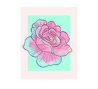 Komar Poster d'art, 40cm x 50cm, Cinderella Rose