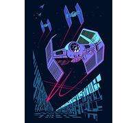 Komar Poster d'Art, 50cm x 70cm, Star Wars Classique Vector TIE-Fighter