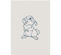 KOMAR Poster d'Art Disney Bambi - Panpan - 50 x 70 cm Multicolors G