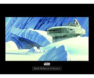 Komar Poster d'Art Mural, 40cm x 30cm, Star Wars Classique RMQ Hoth Echo Base
