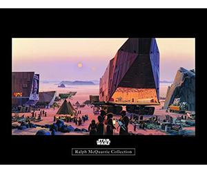 Komar Poster d'art Mural, 40cm x 30cm, Star Wars Classique RMQ Java Market