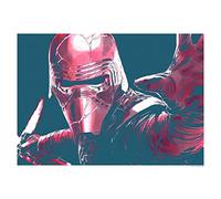 Komar Poster d'art Mural, 40cm x 30cm, Star Wars Fait Face à Kylo