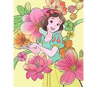 Poster d'art Mural, 40cm x 50cm, Fleurs Blanches comme Neige