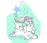 Komar Poster d'art Mural, 40cm x 50cm, Winnie Pooh Beary Sleepy