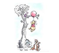 Komar Poster d'Art Mural, 40cm x 50cm, Winnie Pooh Tiens Bon