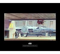 Komar Poster d'art Mural, 50cm x 40cm, Star Wars Classique RMQ Mos Eisley Hangar