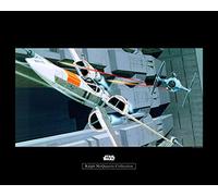 Komar Poster d'Art Mural, 50cm x 40cm, Star Wars Classique RMQ X Wing Vs Tie Fighter