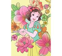 Komar Poster d'art Mural, 50cm x 70cm, Fleurs Blanches comme Neige
