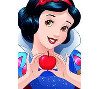 Komar Poster d'Art Mural, 50cm x 70cm, Portrait Blanc Neige