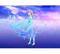 Komar Poster d'art Mural, 70cm x 50cm, Frozen Elsa The North Calls