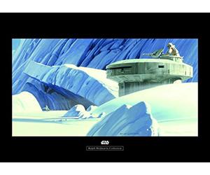Komar Poster d'Art Mural, 70cm x 50cm, Star Wars Classique RMQ Hoth Echo Base