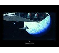 Komar Poster d'art Mural, 70cm x 50cm, Star Wars Classique RMQ Hoth Orbit
