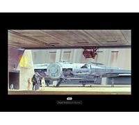 Komar Poster d'art Mural, 70cm x 50cm, Star Wars Classique RMQ Mos Eisley Hangar