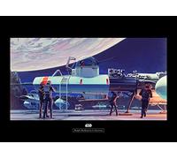 Komar Poster d'Art Mural, 70cm x 50cm, Star Wars Classique RMQ Yavin Hangar