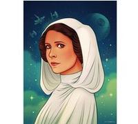 KOMAR Poster d'Art - Star Wars - Princess of Alderaan - 50 x 40 cm Multicolors G
