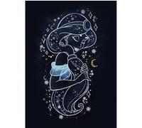 KOMAR Poster Disney Aladdin - Jasmine dans les étoiles 50 cm x 70 cm Multicolors G