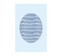 Komar Shelly Patterns Blue Affiche murale (sans cadre) 50 x 70 cm