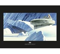 Komar Star Wars Classic RMQ Hoth Echo Base - Taille : 70 x 50 cm Tableau mural (sans cadre)