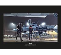 Komar Star Wars Classic RMQ Yavin Y-Wing - Taille : 70 x 50 cm Impression d'art (sans cadre)