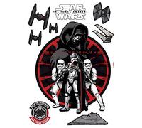 Komar Star Wars Episode VII Wall Decor First Order 50 x 70 cm Patches Stickers