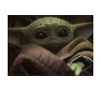 Komar Star Wars Mandalorian The Child Face WB-SW-005-50x40 cm - Décoration murale - Poster - Impression d'art - Dimensions : 50 x 40 cm - Sans cadre - WB-SW-005-50 x 40 cm - Multicolore - 50 x 70 cm