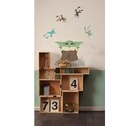 Komar Star Wars The Mandalorian Grogu Enchanted Frogs Sticker mural pour chambre d'enfant 50 x 70 cm