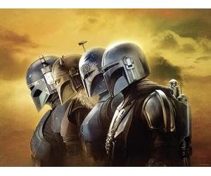 Komar Star Wars The Mandalorian Line Up Tableau mural pour chambre d'enfant 30 x 40 cm