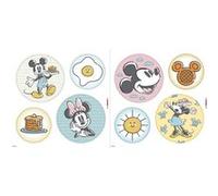 KOMAR Sticker fenêtre Mickey Rise and Shine Bubbles - 30x30 cm Multicolors G