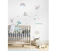 Komar Sticker Mural Disney Dumbo Daydream - 50 x 70 cm (Largeur x Hauteur) - 26 pièces - Stickers décoratifs, Stickers muraux, décoration Murale, Chambre d'enfant - 14101h