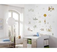 Komar Sticker mural Disney - Winnies Woodland - Dimensions : 50 x 70 cm - Forêt de Cent Morgenwald, autocollant, chambre d'enfant, chambre de bébé, Winnie l'ourson