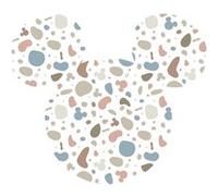 KOMAR Sticker Mural Géant - Tête De Mickey Avec Motifs - 127x127 cm Multicolors