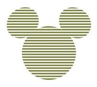 KOMAR Sticker Mural Géant - Tête De Mickey Multicolors G