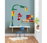 Komar Sticker mural Spidey and His Amazing Friends Lamp Swing - Dimensions : 50 x 70 cm - Marvel Sticker mural pour chambre d'enfant Multicolore, Coloré