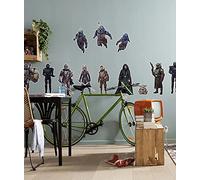 Komar Sticker Mural Star Wars - 14744h - Motif : Personnages mandaloriens - 100 x 70 cm (Largeur x Hauteur) - 12 pièces