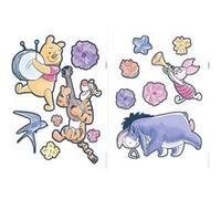 KOMAR Sticker mural Winnie L'Ourson Joue De La Batterie - 50x70 cm Multicolors G