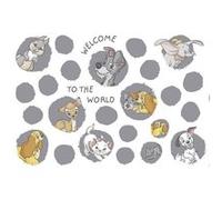 KOMAR Stickers Décoration Murale -A simple start- Disney Multicolors G