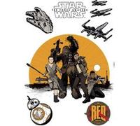 KOMAR Stickers géant Résistance Star Wars Episode VII Multicolors G