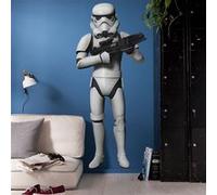 KOMAR Stickers géant Stormtrooper Episode VII Star Wars vue sur mur bleu Noir G