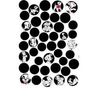 KOMAR Stickers Muraux 101 Dalmatiens Pois Disney Multicolors G